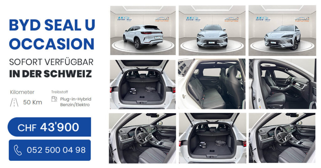 BYD Seal U Occasion in der schweiz 2025