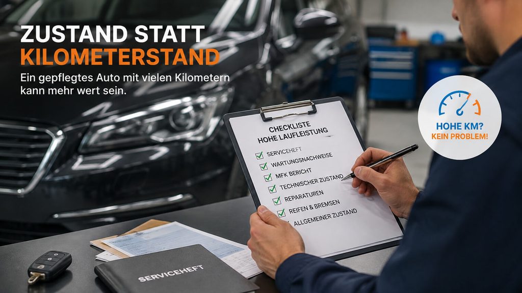 Auto mit hohem Kilometerstand verkaufen – Fahrzeugzustand und Servicehistorie prüfen