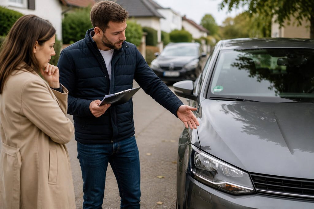 Auto mit vielen Kilometern an einen Händler verkaufen